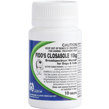 Fido's Closasole 10kg Tablets