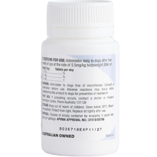 Dimmitrol Heartworm Tablets | Mavlab